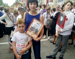 Анна Семенюк со своим сыном