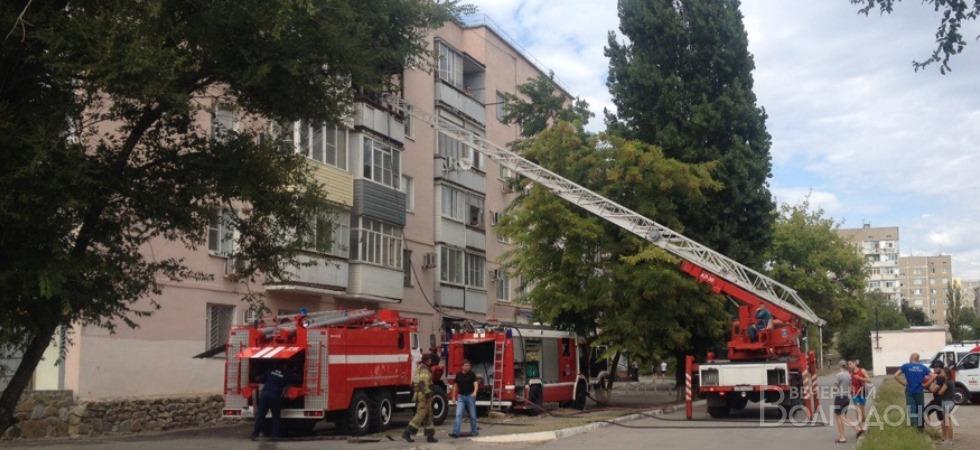 В Волгодонске произошел пожар в жилом доме