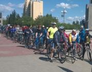 В Волгодонске состоялся патриотический велопробег